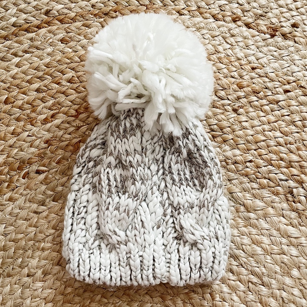 Francesca’s White Beanie